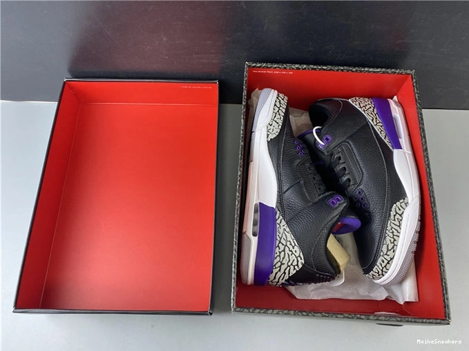 MaikeSneakers CT8532- Black FlexibleFit Court Purple Jordan3 3845 1028